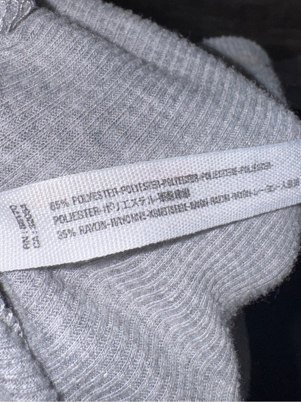 Free People Intimately Long Beach Tank Medium Gray Ribbed High Neck Flowy - Picture 8 of 8